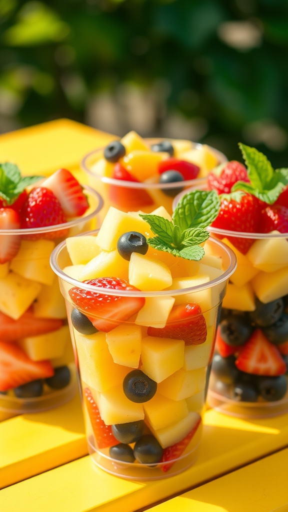 Refreshing Fruit Salad Cups